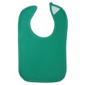 2-Ply Interlock Solid Green Infant Bib