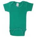 Green Interlock Short Sleeve Onezie