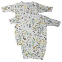 Print Infant Gowns (Pack of 2)