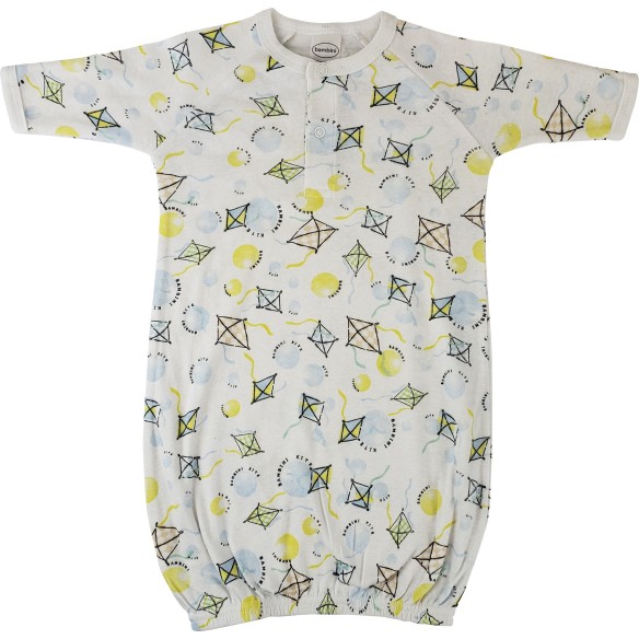 Infant Gowns Girls Butterfly Print 