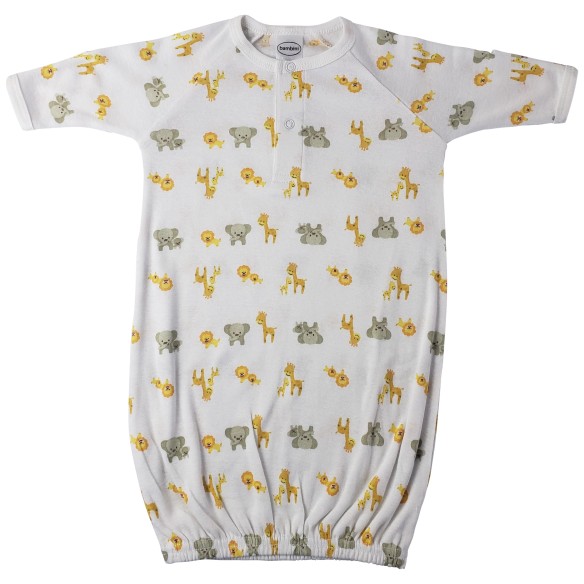 Infant Gowns Safari Print 