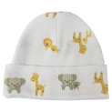 Printed Rib Knit Beanie "Baby's First Cap"