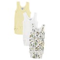 Sleeveless Tank Top Onezie Variety 3-Pack
