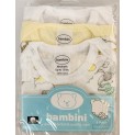 Short Sleeve Onezie Variety 3-Pack Crocodile Print