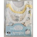 Rib Knit Print Sleeveless Tank Top Shirt 3-Pack