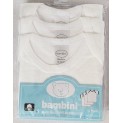 Rib Knit White Short Sleeve T-Shirt 3-Pack
