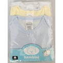 Boy's Rib Knit Pastel Short Sleeve T-Shirt 3-Pack
