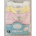 Girl's Rib Knit Pastel Short Sleeve T-Shirt 3-Pack