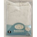 Rib Knit White Training Pants 2-Pack
