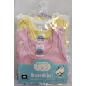 Girl's Rib Knit Pastel Sleeveless Tank Top Onezie 3-Pack
