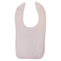 2-Ply Interlock Solid Pink Infant Bib