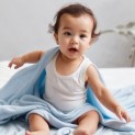 Pastel Interlock Receiving Blanket