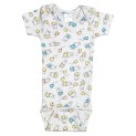 Bunny Print Short Sleeve Onezie