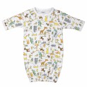 Crocodile Print Infant Gown
