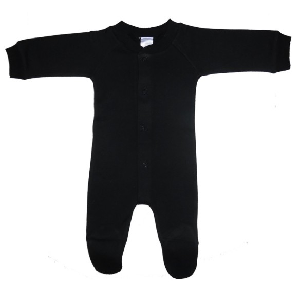 Black Closed-Toe Sleep & Play