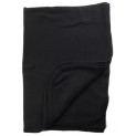 Black Interlock Receiving Blanket