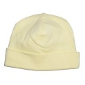 Pastel Rib Knit Beanie "Baby's First Cap"