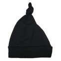 Black Knotted Baby Cap