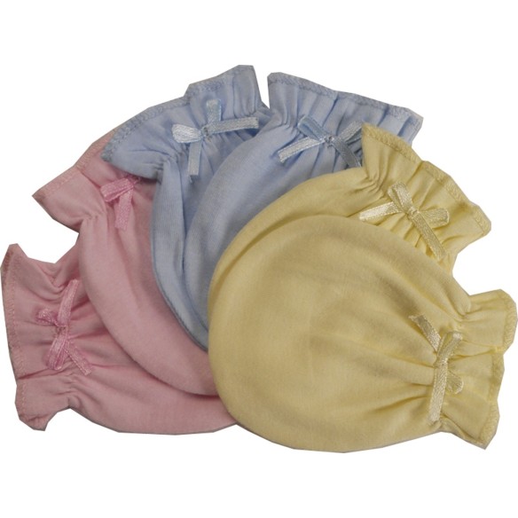 Infant Mitten Set - Assorted Pastels