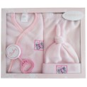 4-Piece Fleece Gift Set - Pink