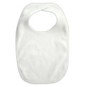 2- Ply Terry  Bib White with White Trim