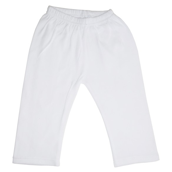 White Interlock Sweat Pants - 418