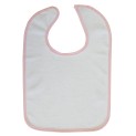 White 2-Ply Terry Full-Size Infant Bib