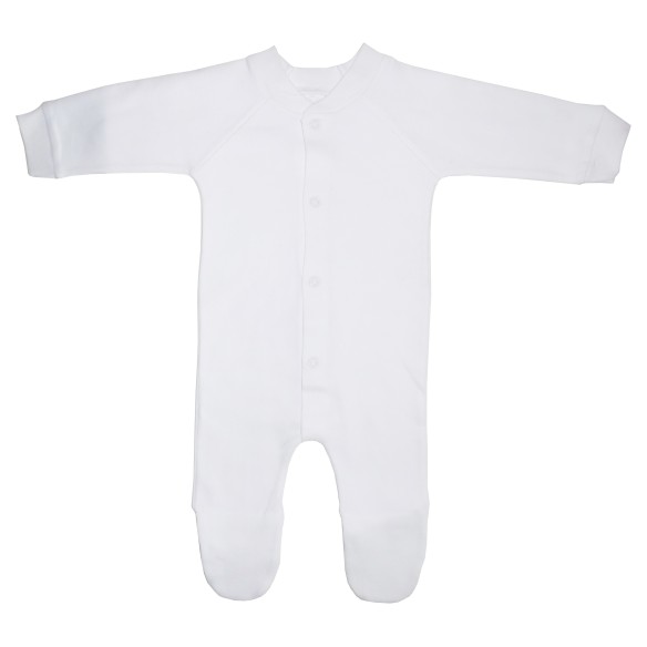 Interlock White Closed-Toe Sleep & Play