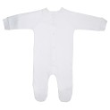 Interlock White Closed-Toe Sleep & Play