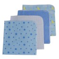 Flannel Print Receiving Blanket 4-Pack