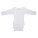 Girl's Rib Knit Pastel Long Sleeve Onezie 3-Pack