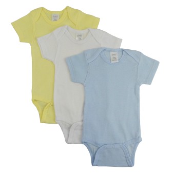 Short Sleeve One Piece - Boys Variety Pastels