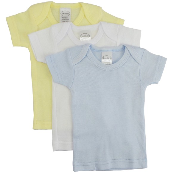 Boys Pastel Variety Short Sleeve Lap T-Shirts