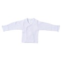 Rib Knit White Long Sleeve Side-Snap Shirt 3-Pack