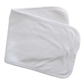 2- Ply Terry Burp Cloth White with White Trim
