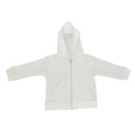 White Interlock Hooded Sweat Shirt