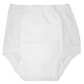 Rib Knit White Training Pants 2-Pack