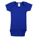 Blue Interlock Short Sleeve Onezie