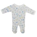 Terry Print Closed-Toe Sleep & Play