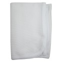 White Cotton Thermal Receiving Blanket
