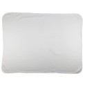 White Interlock Receiving Blanket