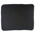 Black Interlock Receiving Blanket