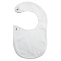 2-Ply Interlock White with wrap around snap