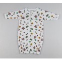 Girls Butterfly Print Infant Gown
