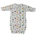 Girls Butterfly Print Infant Gown