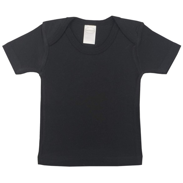 Bambini Interlock Black Short Sleeve T-Shirt
