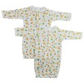 Preemie Print Infant Gown (Pack of 2)