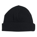 Black Rib Knit Beanie "Baby's First Cap"