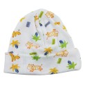 Printed Rib Knit Beanie "Baby's First Cap"