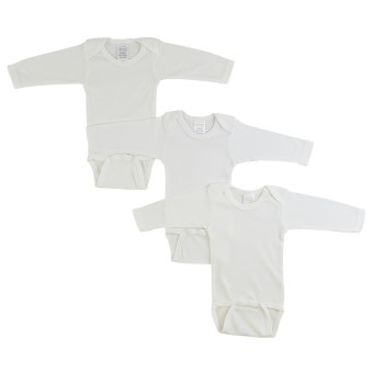 Long Sleeve One Piece - White